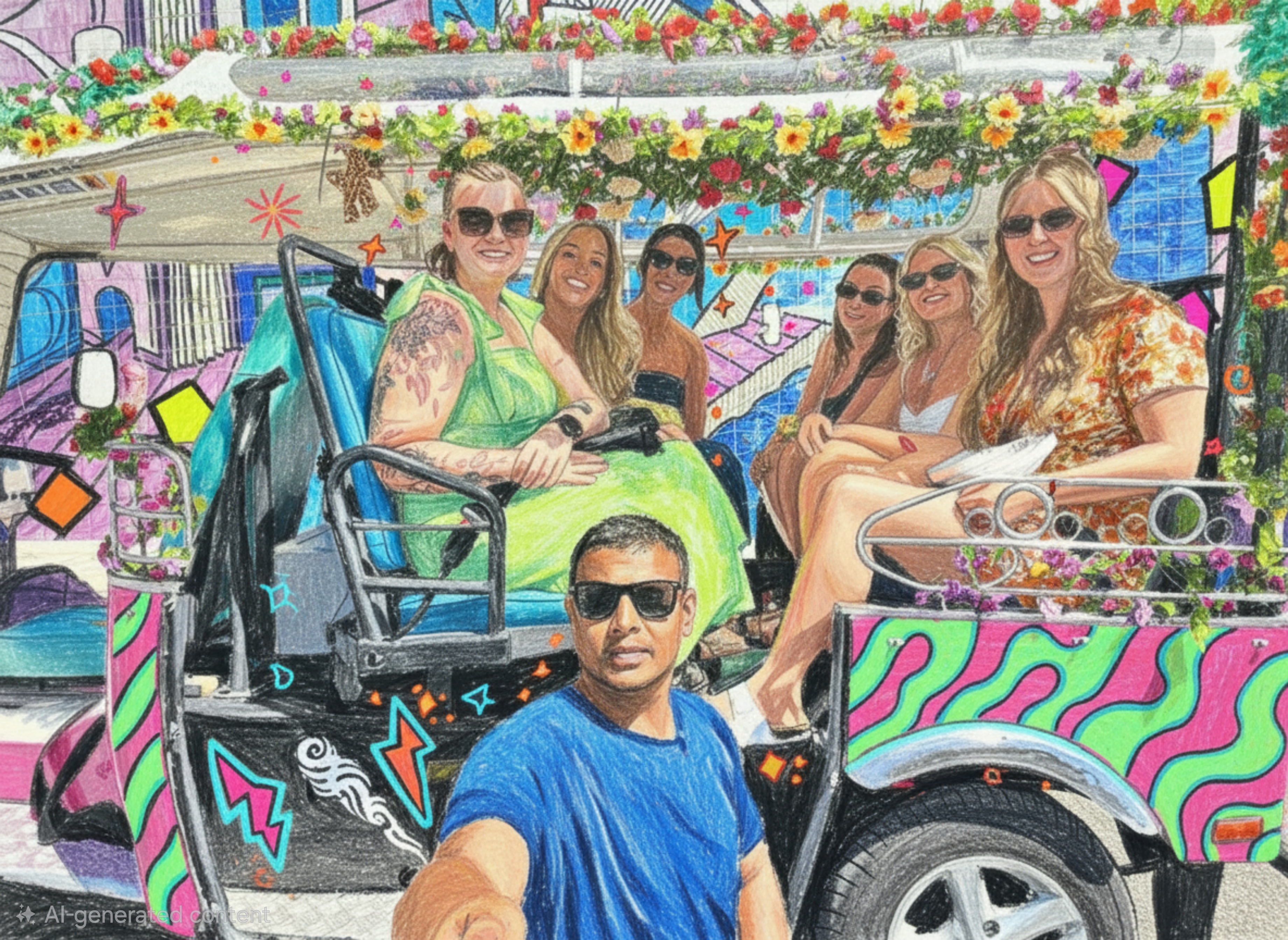 TukTuk Fun Ride 1 Houre